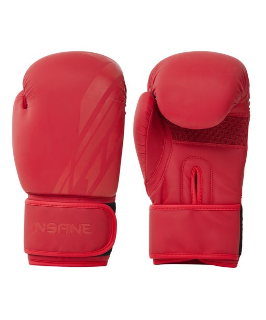 Перчатки боксерские INSANE ORO, ПУ, красный, 14 oz (2108354)