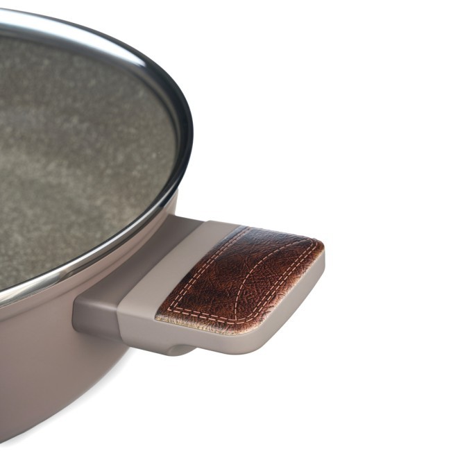 Сотейник со стекл. крышкой и антипригарным покрытием pfluon marble, 26*7,5 см Agness (902-115) Сотейник со стекл. крышкой и антипригарным покрытием pfluon marble, 26*7,5 см Agness (902-115)