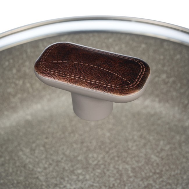 Сотейник со стекл. крышкой и антипригарным покрытием pfluon marble, 26*7,5 см Agness (902-115) Сотейник со стекл. крышкой и антипригарным покрытием pfluon marble, 26*7,5 см Agness (902-115)