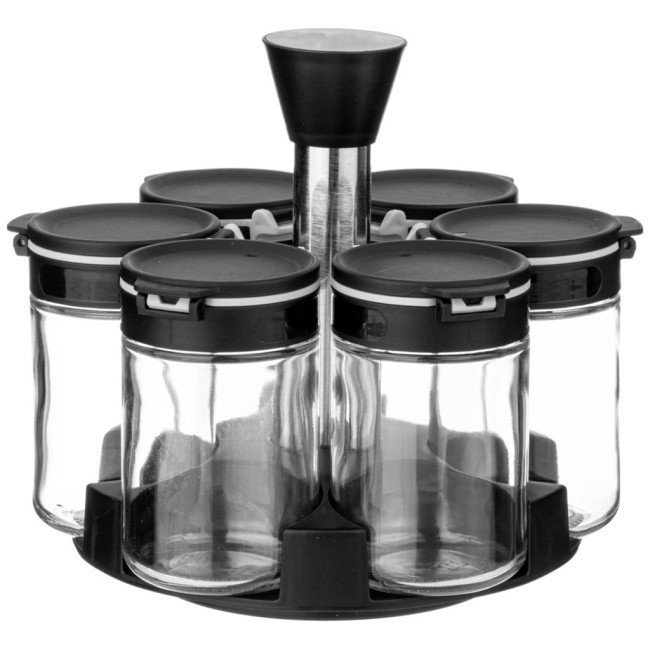Набор емкостей для специй 6шт 200мл на подставке agness Agness (671-102) Набор емкостей для специй 6шт 200мл на подставке agness Agness (671-102)