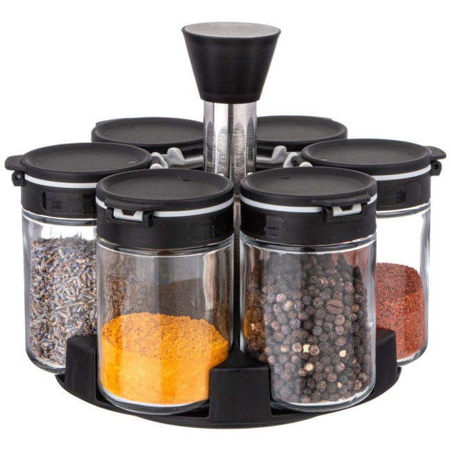 Набор емкостей для специй 6шт 200мл на подставке agness Agness (671-102) Набор емкостей для специй 6шт 200мл на подставке agness Agness (671-102)