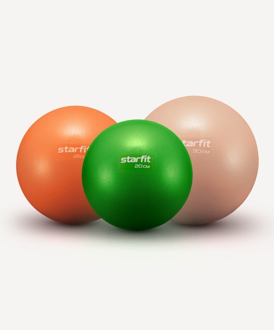 БЕЗ УПАКОВКИ Мяч для пилатеса STARFIT GB-902 20 см, лайм (2127732)