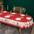 Скатерть овальная "с новым годом" 140х300см ,красный, 100% хлопок,твил пропитка Lefard (850-763-42) Скатерть овальная "с новым годом" 140х300см ,красный, 100% хлопок,твил пропитка Lefard (850-763-42)