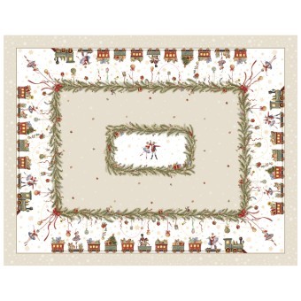 Скатерть 140х180 cm прямоугольная, "щелкунчик" цвет: бежевый, tm lefard, полиэстер 100% Lefard (986-002-19) Скатерть 140х180 cm прямоугольная, "щелкунчик" цвет: бежевый, tm lefard, полиэстер 100% Lefard (986-002-19)