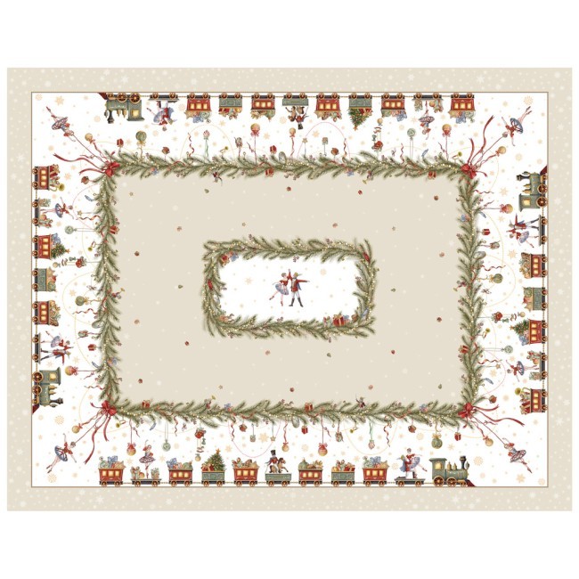 Скатерть 140х180 cm прямоугольная, "щелкунчик" цвет: бежевый, tm lefard, полиэстер 100% Lefard (986-002-19) Скатерть 140х180 cm прямоугольная, "щелкунчик" цвет: бежевый, tm lefard, полиэстер 100% Lefard (986-002-19)