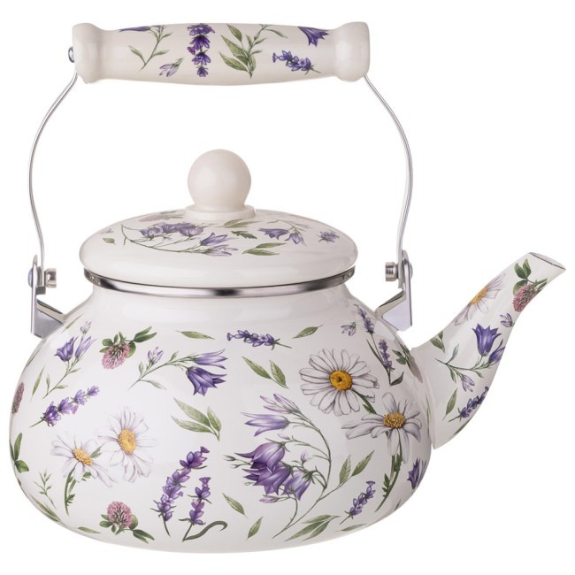 Чайник agness эмалированный серия "flower story", 2,3 л Agness (943-092)