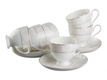 Чайный набор lefard "снежная королева" на 6 пер. 12 пр. 250 мл Lefard (440-071) Чайный набор lefard "снежная королева" на 6 пер. 12 пр. 250 мл Lefard (440-071)