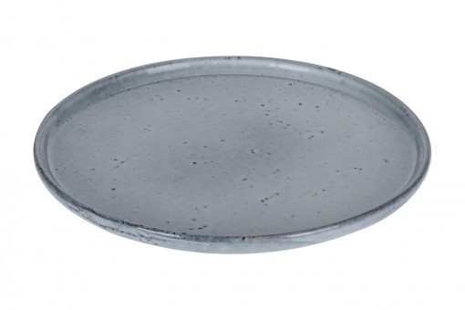 Тарелка керамическая обеденная серая 28см (TT-00008262)