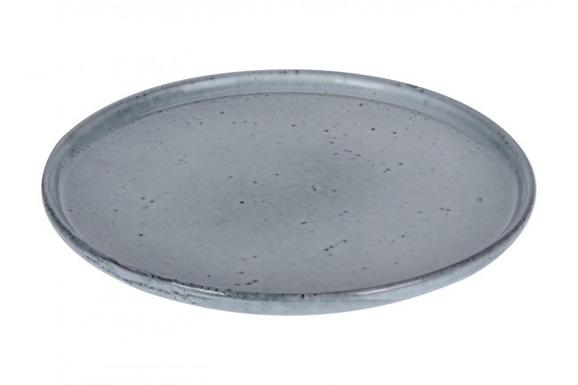 Тарелка керамическая обеденная серая 28см (TT-00008262)