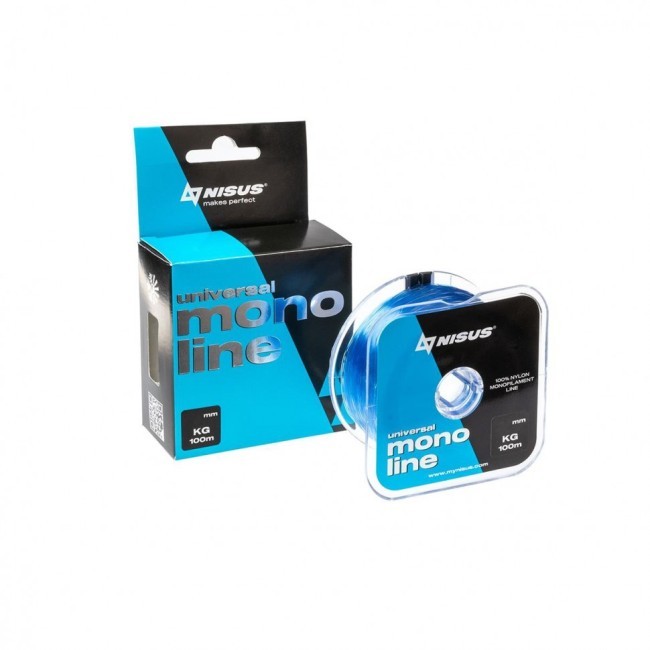 Леска Nisus Monoline 0,50мм 100м Blue Nylon N-MB-050-100 (75770)