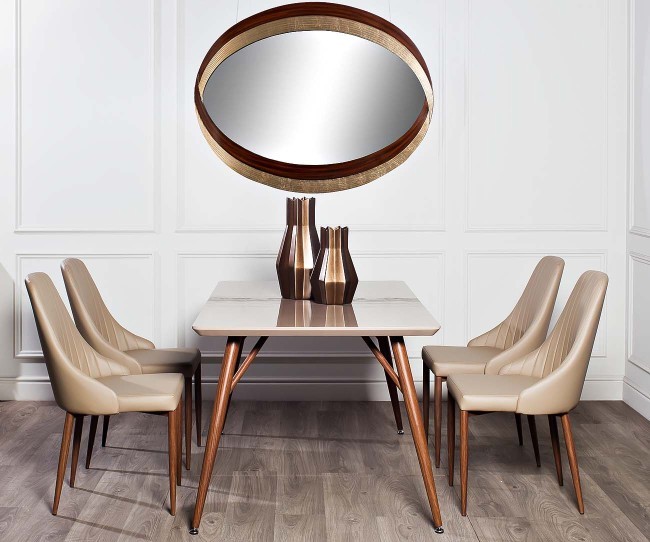 Стул экокожа бежевая 44*58*90см (2) (TT-00000472)