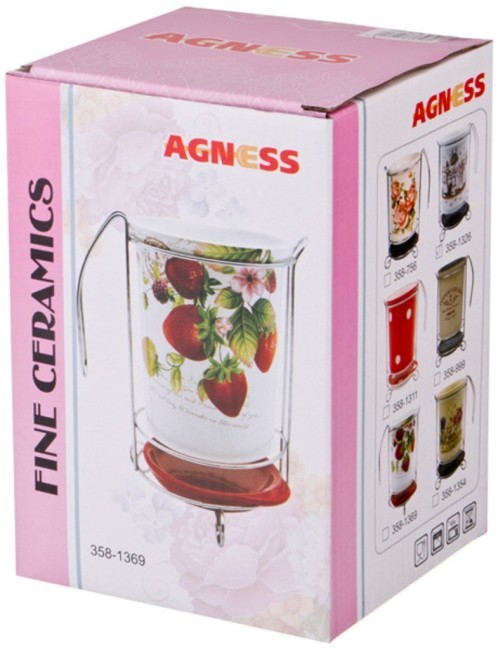 Подставка под кухонные приборы "coffee" 10,5*10,5*16 см. Agness (358-1326) Подставка под кухонные приборы "coffee" 10,5*10,5*16 см. Agness (358-1326)
