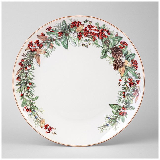 Тарелка обеденная lefard "морозко" 27 см  Lefard (85-2039)