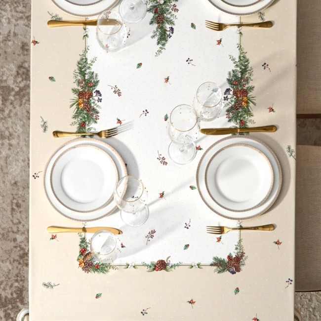 Скатерть "celebration" 140х110см ,бежевый,100% хлопок с пропиткой,твил,горох Lefard (850-734-26) Скатерть "celebration" 140х110см ,бежевый,100% хлопок с пропиткой,твил,горох Lefard (850-734-26)