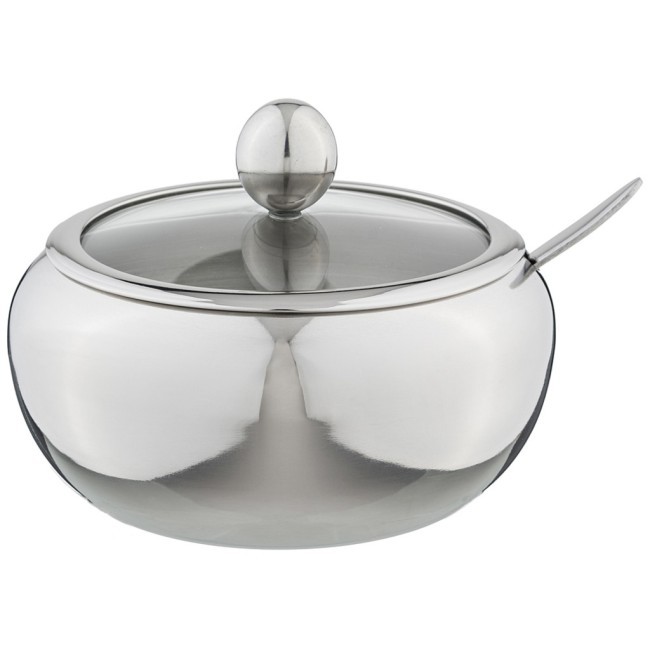 Сахарница agness с ложкой 560 мл диаметр=11 см высота=10 см Agness (912-020)