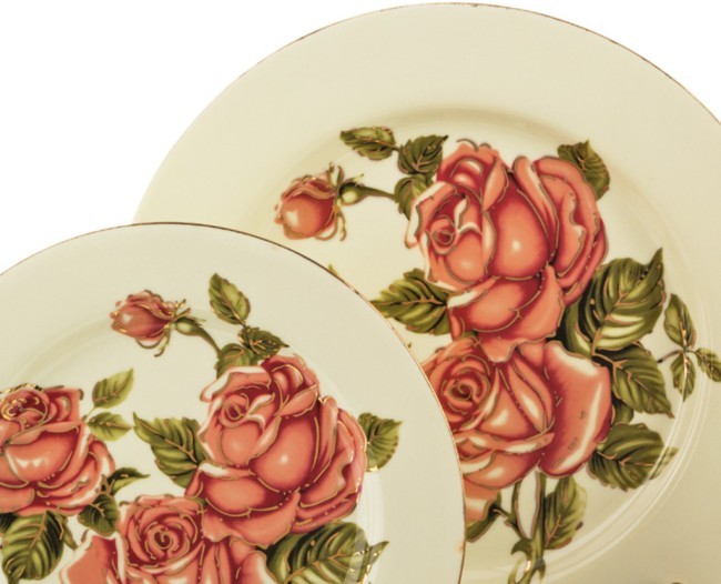 Столовый сервиз на 6 персон 23 пр. "корейская роза" (кор=1набор.) Lefard (126-547) Столовый сервиз на 6 персон 23 пр. "корейская роза" (кор=1набор.) Lefard (126-547)