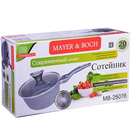 Ковш алюм. 1,7л 18см с.кр МРАМОР/КРОШКА.Mayer&Boch. (25076) Ковш алюм. 1,7л 18см с.кр МРАМОР/КРОШКА.Mayer&Boch. (25076)