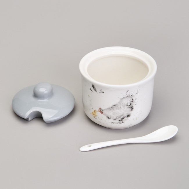 Сахарница с ложкой lefard "funny hens" 9,5*10 см 300 мл Lefard (358-2309)