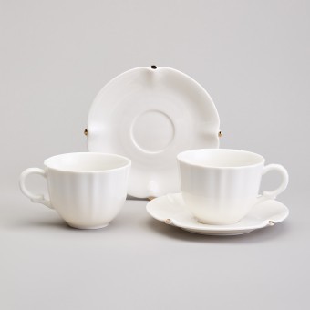 Чайный набор lefard "sunday" на 2 пер. 4 пр. 220 мл золотой Lefard (359-913)