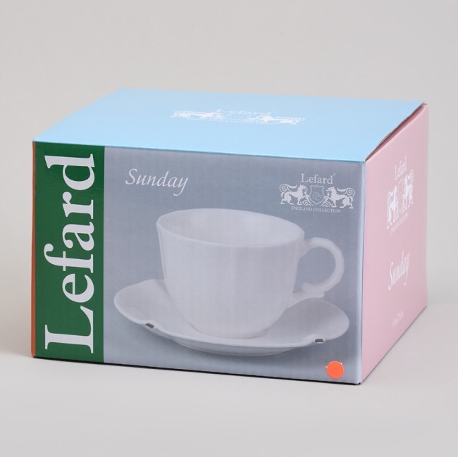 Чайный набор lefard "sunday" на 2 пер. 4 пр. 220 мл золотой Lefard (359-913)