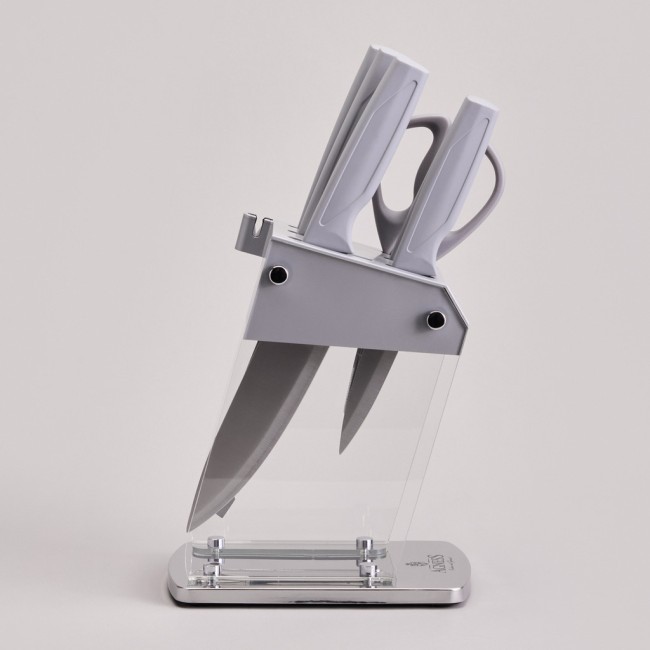 Набор ножей agness на пластиковой подставке, 7 предметов Agness (911-783) Набор ножей agness на пластиковой подставке, 7 предметов Agness (911-783)