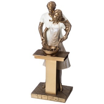 Статуэтка "пара" 10х10х25 см Lefard (162-1059) Статуэтка "пара" 10х10х25 см Lefard (162-1059)