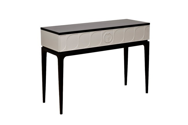 Консоль Spinola черно/серая 109*40*80см (TT-00011887)