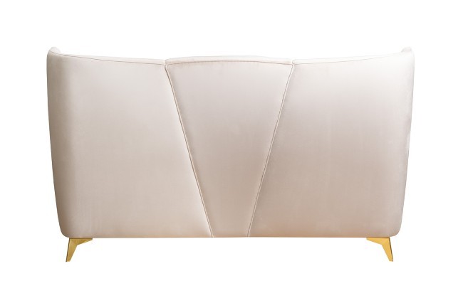 Кровать Siena без мех.велюр бежевый Colt002 199*222*116см (TT-00013326)