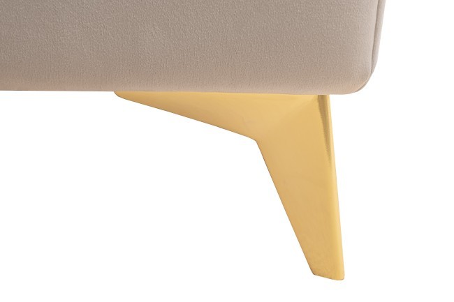 Кровать Siena без мех.велюр бежевый Colt002 199*222*116см (TT-00013326)