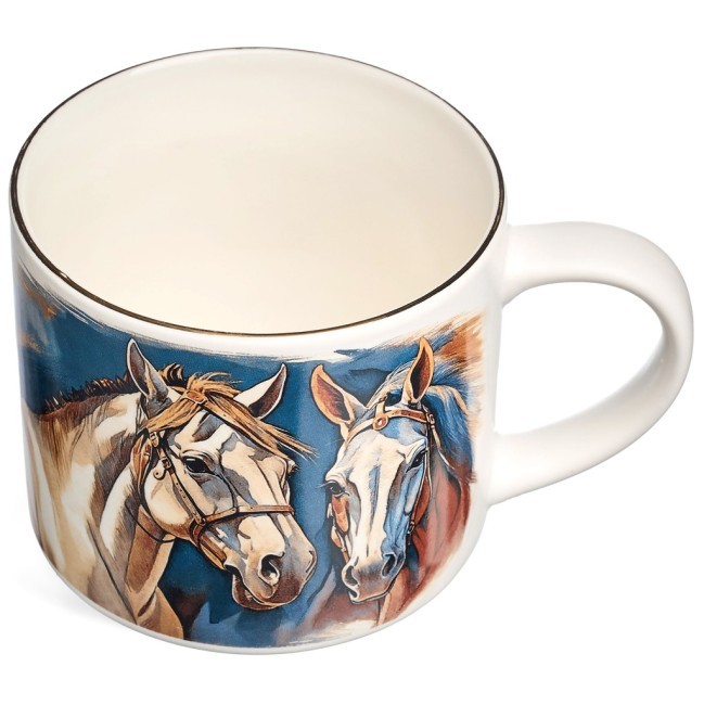 Кружка lefard "horse" золото 500мл Lefard (260-1058) Кружка lefard "horse" золото 500мл Lefard (260-1058)