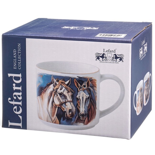 Кружка lefard "horse" золото 500мл Lefard (260-1058) Кружка lefard "horse" золото 500мл Lefard (260-1058)