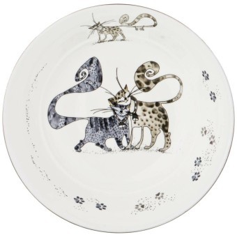 Салатник - тарелка суповая lefard "котики" 16*5 см Lefard (86-2313)