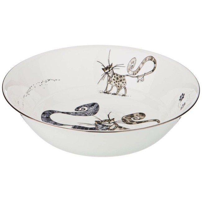 Салатник - тарелка суповая lefard "котики" 16*5 см Lefard (86-2313)