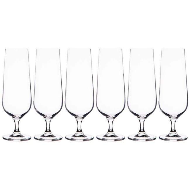 Набор бокалов для пива "dora/strix" из 6шт. 380мл высота 21 см Crystal Bohemia (669-330)