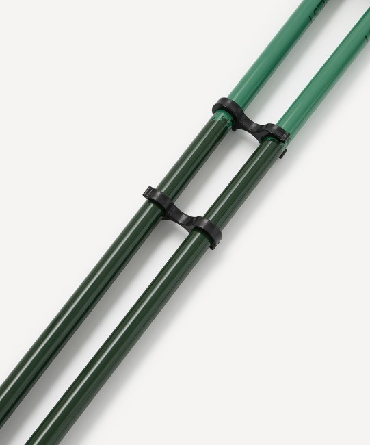 Палки для скандинавской ходьбы Berger Travel Forest, 115 см, цельные, зеленый (2119447)
