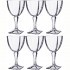 Набор бокалов для вина из 6 шт. "arezzo" 300 мл высота=18 см (кор=1набор.) CRYSTALITE (669-230)
