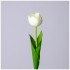 Цветок искусственный тюльпан длина=44см, цвет белый мал.уп.=60шт Lefard (535-340)
