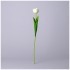 Цветок искусственный тюльпан длина=44см, цвет белый мал.уп.=60шт Lefard (535-340)