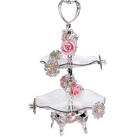 Конфетница 2-х ярусная 32х32х52 см Mayer&Boch (30822)