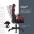 Кресло компьютерное Brabix GT Racer GM-101 ткань, черно-красное 531820 (84659)