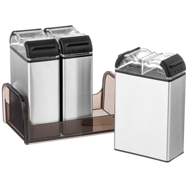 Набор емкостей для специй из нерж.стали 3шт agness Agness (671-107)