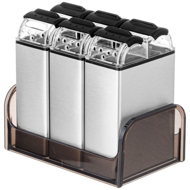 Набор емкостей для специй из нерж.стали 3шт agness Agness (671-107)