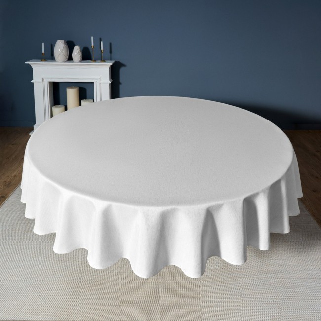 Скатерть d220 cm круглая, "феерия. серебро", цвет: белый, полиэстер 100% Lefard (986-004-26) Скатерть d220 cm круглая, "феерия. серебро", цвет: белый, полиэстер 100% Lefard (986-004-26)