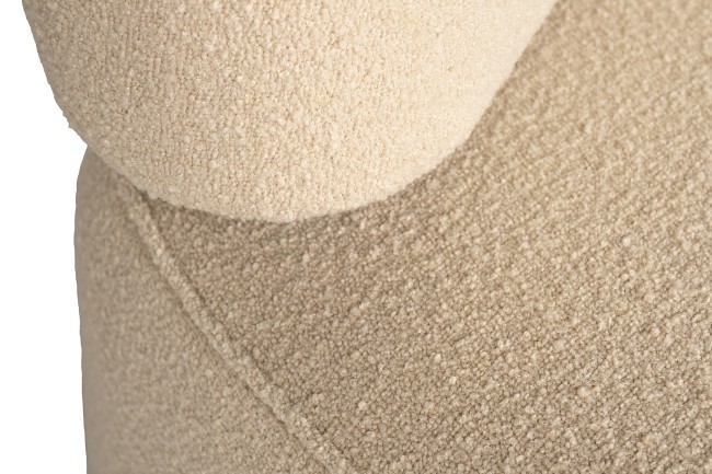 Кресло ткань букле бежевое 85*79*69см (TT-00013393)