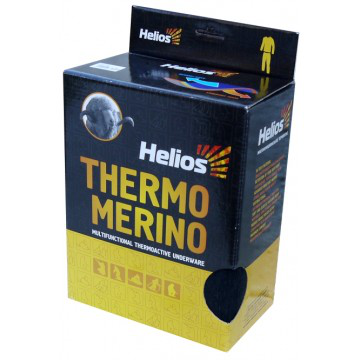 Мужское термобелье Helios Thermo-Merino комплект темно-серый (M) (82431)