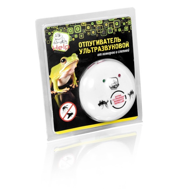 Отпугиватель комаров и слепней ультразвуковой Help (80404) 220 В (56564)