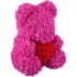 Декоративное изделие"медвежонок из роз с сердцем" 40 см Huajing Plastic (192-511)