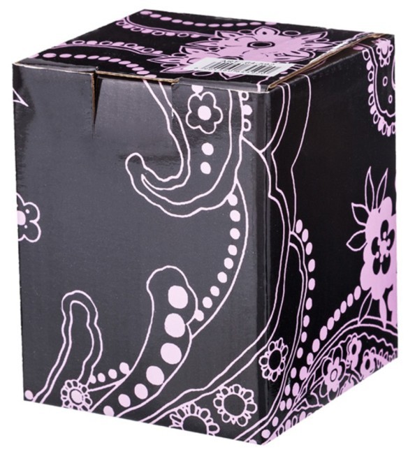 Емкость для сыпучих продуктов "вуаль" 13*13*19.5 см Lefard (64-612)