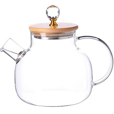 Заварочный чайник 3пр 1л стек бамбук LR (60095) Заварочный чайник 3пр 1л стек бамбук LR (60095)