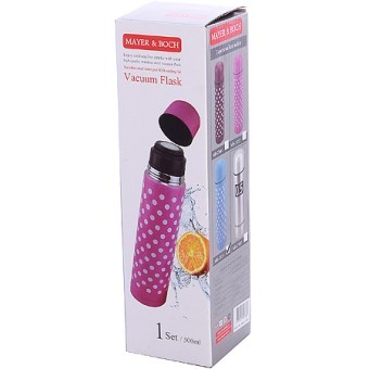 Термос 500мл нерж. голубой Mayer&Boch (31124) Термос 500мл нерж. голубой Mayer&Boch (31124)